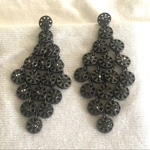 EXPRESS gunmetal earrings
